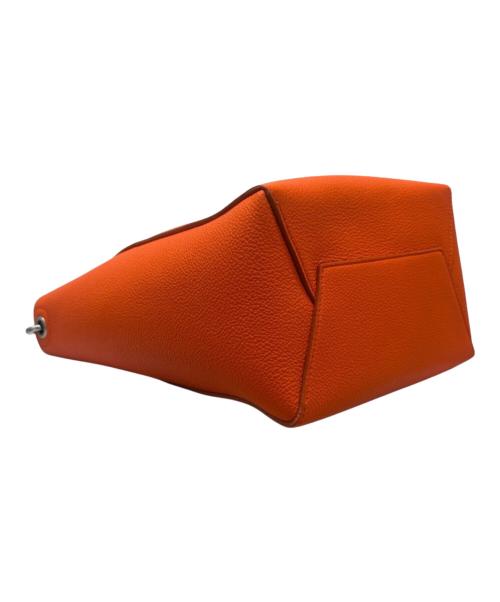 CELINE（セリーヌ）CELINE (セリーヌ) サングルバケット/ショルダーバッグ オレンジの古着・服飾アイテム