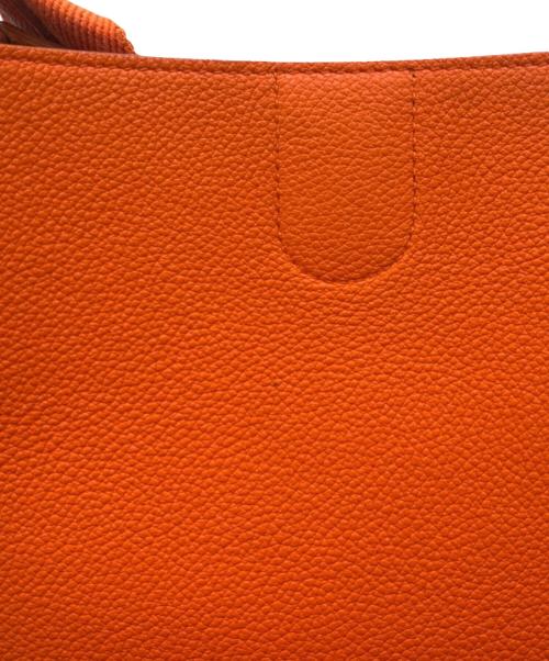 CELINE（セリーヌ）CELINE (セリーヌ) サングルバケット/ショルダーバッグ オレンジの古着・服飾アイテム