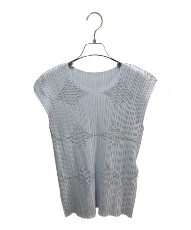 PLEATS PLEASE カットソー　ノースリーブ 中古・古着通販】PLEATS PLEASE (プリーツプリーズ) プリーツ