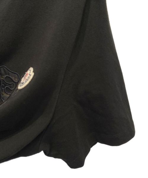 MONCLER（モンクレール）MONCLER (モンクレール) ロゴTシャツ ブラック サイズ:Mの古着・服飾アイテム