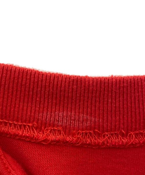BALENCIAGA（バレンシアガ）BALENCIAGA (バレンシアガ) 21AW レースデザイン キャンペーンロゴ半袖Tシャツ ワンピース レッド サイズ:XSの古着・服飾アイテム