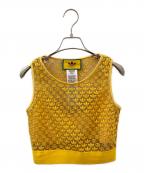 GUCCI×adidasグッチ×アディダス）の古着「GG Tulle Top」｜イエロー