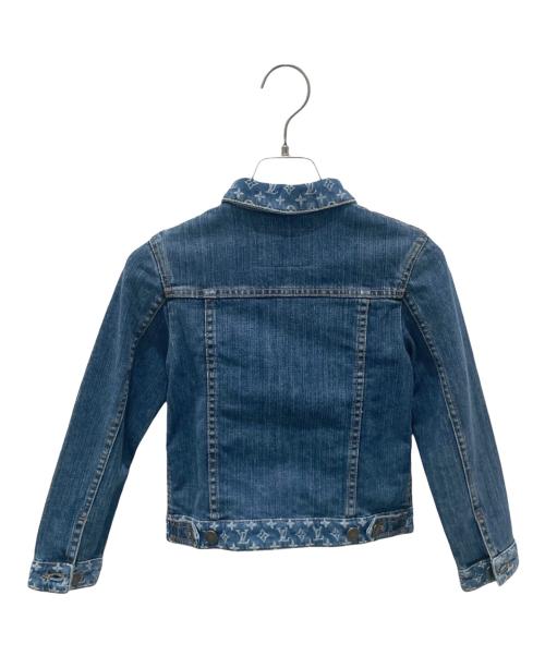 LOUIS VUITTON（ルイ ヴィトン）LOUIS VUITTON (ルイ ヴィトン) モノグラム デニムジャケット インディゴ サイズ:8の古着・服飾アイテム