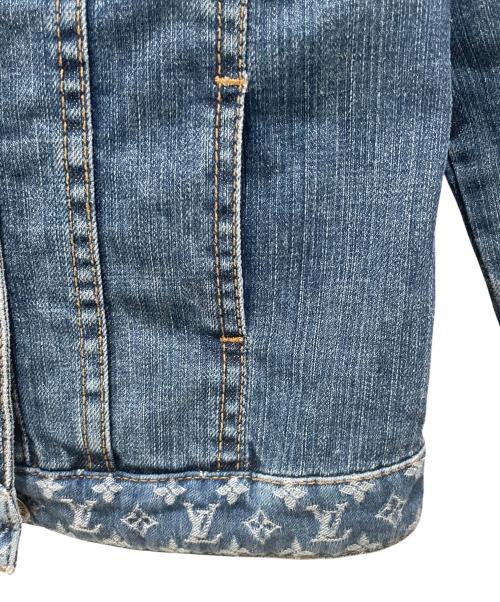 LOUIS VUITTON（ルイ ヴィトン）LOUIS VUITTON (ルイ ヴィトン) モノグラム デニムジャケット インディゴ サイズ:8の古着・服飾アイテム