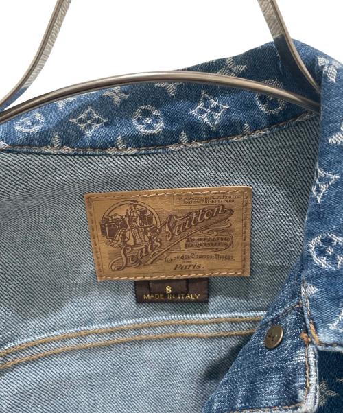 LOUIS VUITTON（ルイ ヴィトン）LOUIS VUITTON (ルイ ヴィトン) モノグラム デニムジャケット インディゴ サイズ:8の古着・服飾アイテム