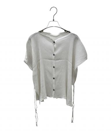 タグ付き 新品未使用 me by イッセイミヤケ ブラウス 中古・古着通販】me ISSEY MIYAKE (ミーイッセイ ミヤケ) シアー