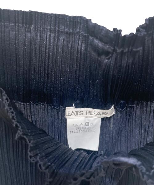 PLEATS PLEASE（プリーツプリーズ）PLEATS PLEASE (プリーツプリーズ) スペースロックパンツ ネイビー サイズ:3の古着・服飾アイテム