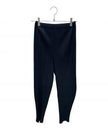 PLEATS PLEASE（プリーツプリーズ）の古着「THICKER BOTTOMS 2」｜ブラック