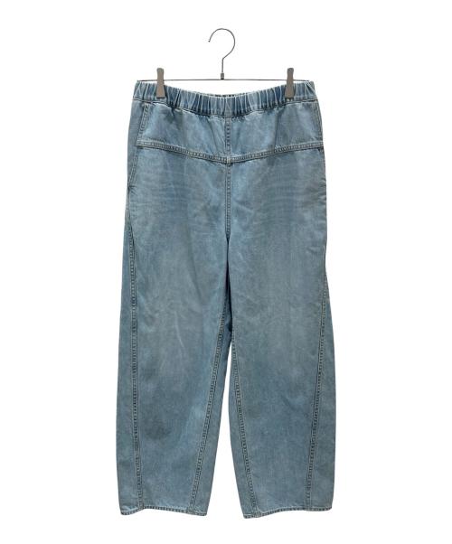 DRAWER（ドゥロワー）DRAWER (ドゥロワー) RESORT フェードデニムドロストパンツ インディゴ サイズ:36の古着・服飾アイテム