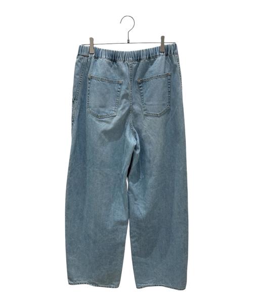 DRAWER（ドゥロワー）DRAWER (ドゥロワー) RESORT フェードデニムドロストパンツ インディゴ サイズ:36の古着・服飾アイテム