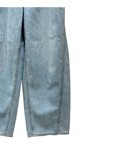 DRAWER（ドゥロワー）DRAWER (ドゥロワー) RESORT フェードデニムドロストパンツ インディゴ サイズ:36の古着・服飾アイテム