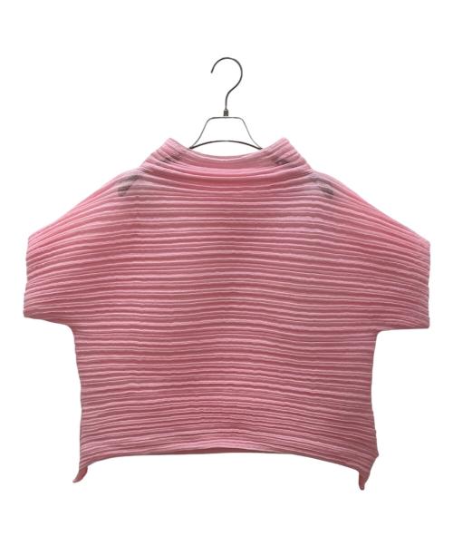 PLEATS PLEASE（プリーツプリーズ）PLEATS PLEASE (プリーツプリーズ) プリーツカットソー ピンク サイズ:3の古着・服飾アイテム