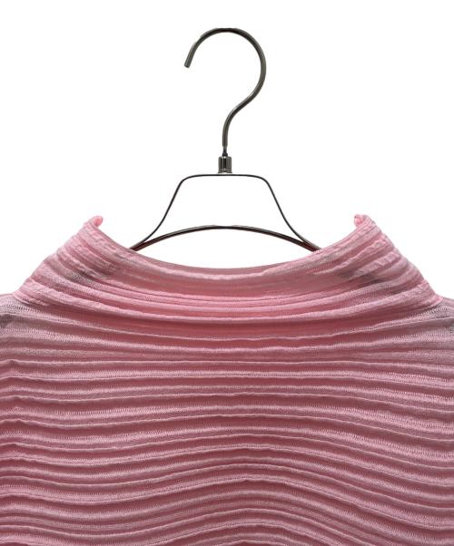 PLEATS PLEASE（プリーツプリーズ）PLEATS PLEASE (プリーツプリーズ) プリーツカットソー ピンク サイズ:3の古着・服飾アイテム