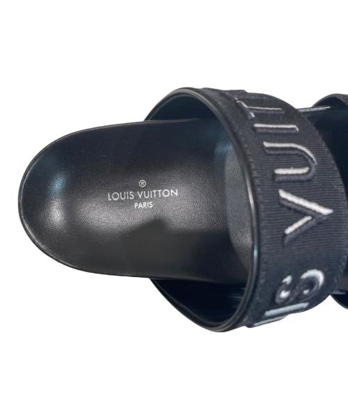 LOUIS VUITTON（ルイ ヴィトン）LOUIS VUITTON (ルイ ヴィトン) ホノルル・ラインミュール ベルト サンダル ブラック サイズ:36の古着・服飾アイテム