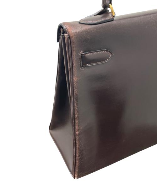 HERMES（エルメス）HERMES (エルメス) ケリー32/ボックスカーフ/ブラウン系/◯I刻印:1979年製/ゴールド金具 ブラウン系 サイズ:32の古着・服飾アイテム