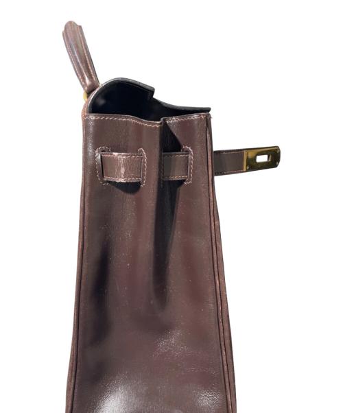 HERMES（エルメス）HERMES (エルメス) ケリー32/ボックスカーフ/ブラウン系/◯I刻印:1979年製/ゴールド金具 ブラウン系 サイズ:32の古着・服飾アイテム