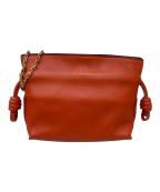 LOEWEロエベ）の古着「フラメンコクラッチ ナノ」｜オレンジ