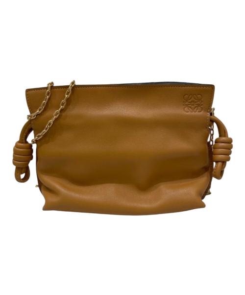 LOEWE（ロエベ）LOEWE (ロエベ) フラメンコクラッチ ナノ ブラウン サイズ:ナノの古着・服飾アイテム