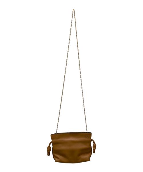 LOEWE（ロエベ）LOEWE (ロエベ) フラメンコクラッチ ナノ ブラウン サイズ:ナノの古着・服飾アイテム
