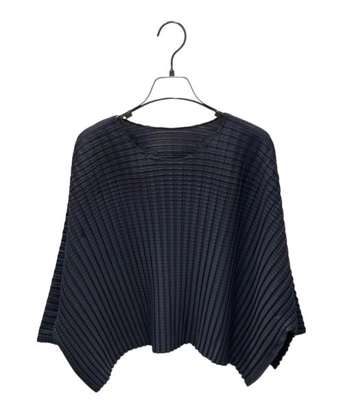 PLEATS PLEASE（プリーツプリーズ）PLEATS PLEASE (プリーツプリーズ) プリーツカットソー ブラック サイズ:3の古着・服飾アイテム