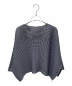 PLEATS PLEASEプリーツプリーズ）の古着「プリーツカットソー」｜ライトグレー
