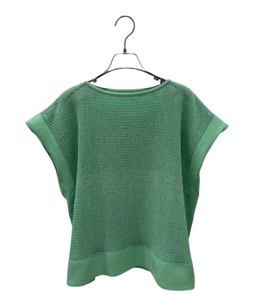 me ISSEY MIYAKE（ミーイッセイ ミヤケ）me ISSEY MIYAKE (ミーイッセイ ミヤケ) ノースリーブカットソー グリーン サイズ:Freeの古着・服飾アイテム