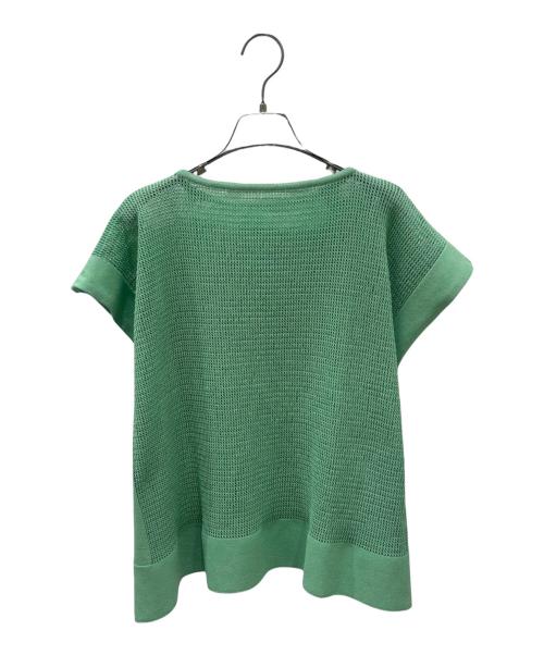 me ISSEY MIYAKE（ミーイッセイ ミヤケ）me ISSEY MIYAKE (ミーイッセイ ミヤケ) ノースリーブカットソー グリーン サイズ:Freeの古着・服飾アイテム