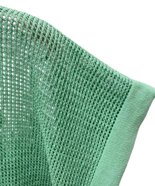 me ISSEY MIYAKE（ミーイッセイ ミヤケ）me ISSEY MIYAKE (ミーイッセイ ミヤケ) ノースリーブカットソー グリーン サイズ:Freeの古着・服飾アイテム
