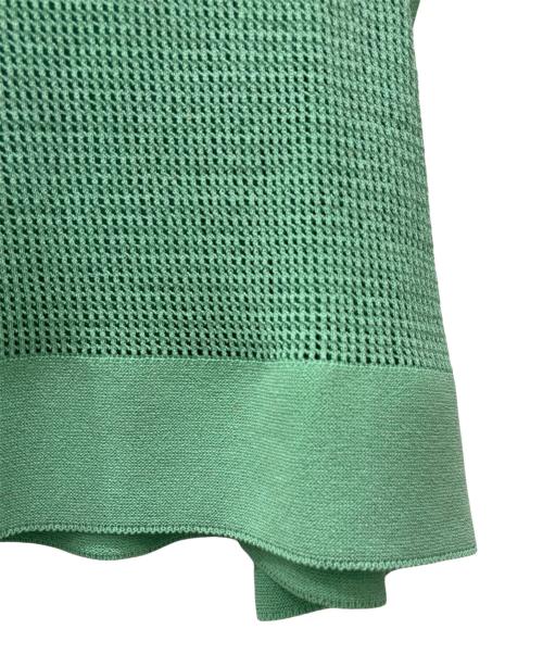 me ISSEY MIYAKE（ミーイッセイ ミヤケ）me ISSEY MIYAKE (ミーイッセイ ミヤケ) ノースリーブカットソー グリーン サイズ:Freeの古着・服飾アイテム