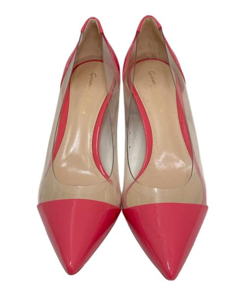 Gianvito Rossi（ジャンヴィト ロッシ）Gianvito Rossi (ジャンヴィト ロッシ) ヒールパンプス ショッキングピンク サイズ:37 1/2の古着・服飾アイテム