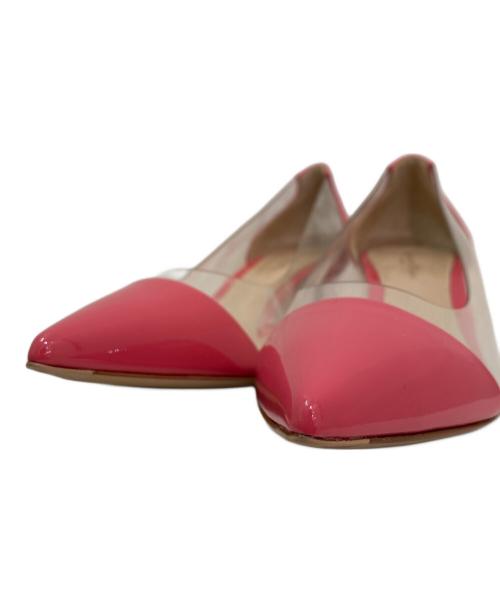 Gianvito Rossi（ジャンヴィト ロッシ）Gianvito Rossi (ジャンヴィト ロッシ) ヒールパンプス ショッキングピンク サイズ:37 1/2の古着・服飾アイテム