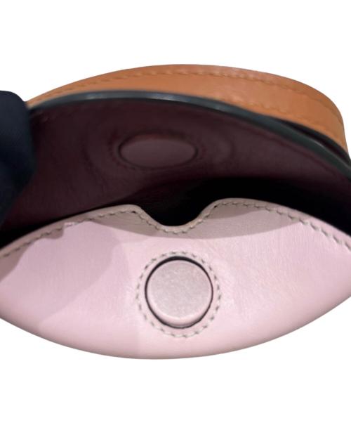LOEWE（ロエベ）LOEWE (ロエベ) GATE POCKET ROSA SUA アナグラム ショルダーバッグ ピンク×オレンジの古着・服飾アイテム