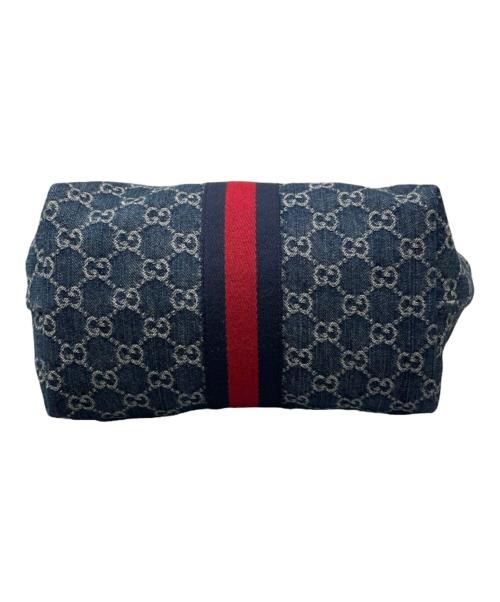GUCCI（グッチ）GUCCI (グッチ) 〔グッチ ジリオ〕スモール トートバッグ インディゴ サイズ:スモールの古着・服飾アイテム