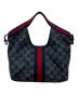 GUCCI (グッチ) 〔グッチ ジリオ〕スモール トートバッグ インディゴ サイズ:スモール：230000円