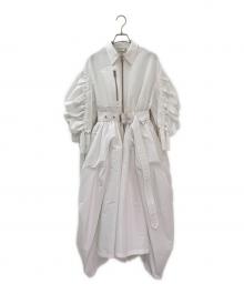 ALEXANDER McQUEEN（アレキサンダーマックイーン）の古着「ジップアップワンピース」｜ホワイト