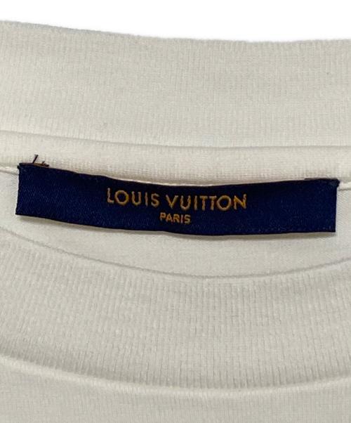 LOUIS VUITTON（ルイ ヴィトン）LOUIS VUITTON (ルイ ヴィトン) エンボスロゴショートスリーブカットソー ホワイト サイズ:Mの古着・服飾アイテム