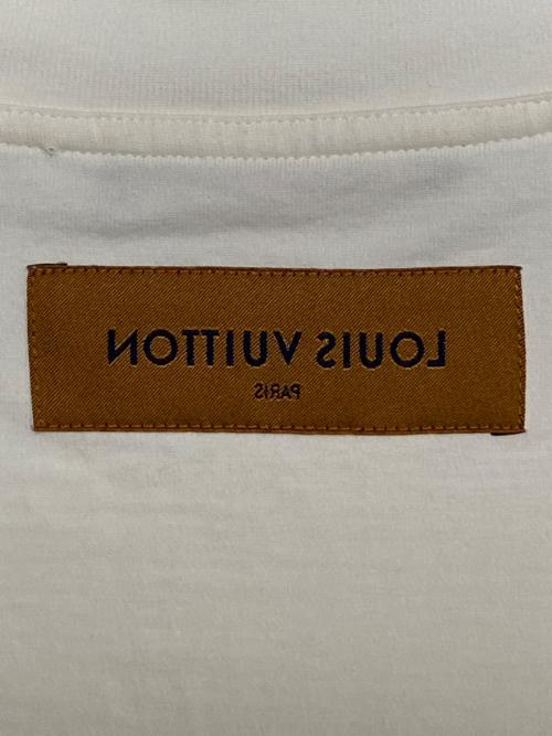 LOUIS VUITTON（ルイ ヴィトン）LOUIS VUITTON (ルイ ヴィトン) エンボスロゴショートスリーブカットソー ホワイト サイズ:Mの古着・服飾アイテム