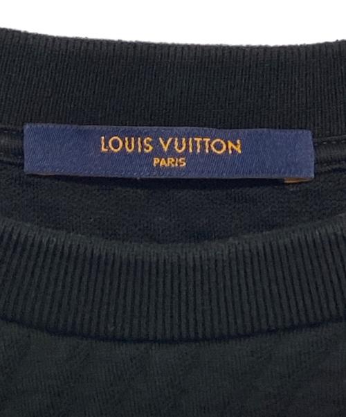 LOUIS VUITTON（ルイ ヴィトン）LOUIS VUITTON (ルイ ヴィトン) モノグラム ジャガード クルーネックスウェット ブラック サイズ:Lの古着・服飾アイテム