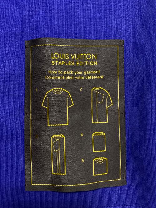 LOUIS VUITTON（ルイ ヴィトン）LOUIS VUITTON (ルイ ヴィトン) Inside Out T-Shirt ブルー サイズ:Mの古着・服飾アイテム