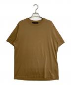 LOUIS VUITTONルイ ヴィトン）の古着「スリーブモノグラム コットンニットTシャツ」｜ブラウン