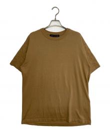 LOUIS VUITTON（ルイ ヴィトン）の古着「スリーブモノグラム コットンニットTシャツ」｜ブラウン