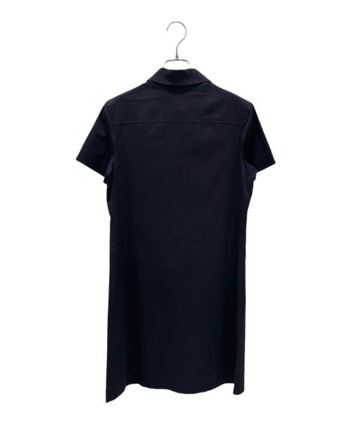 BURBERRY BLUE LABEL（バーバリー ブルー レーベル）BURBERRY BLUE LABEL (バーバリー ブルー レーベル) 半袖シャツワンピース ネイビー サイズ:38の古着・服飾アイテム