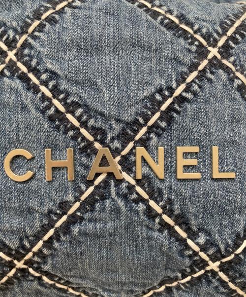 CHANEL（シャネル）CHANEL (シャネル) CHANEL 22 デニム ハンドバッグ インディゴの古着・服飾アイテム