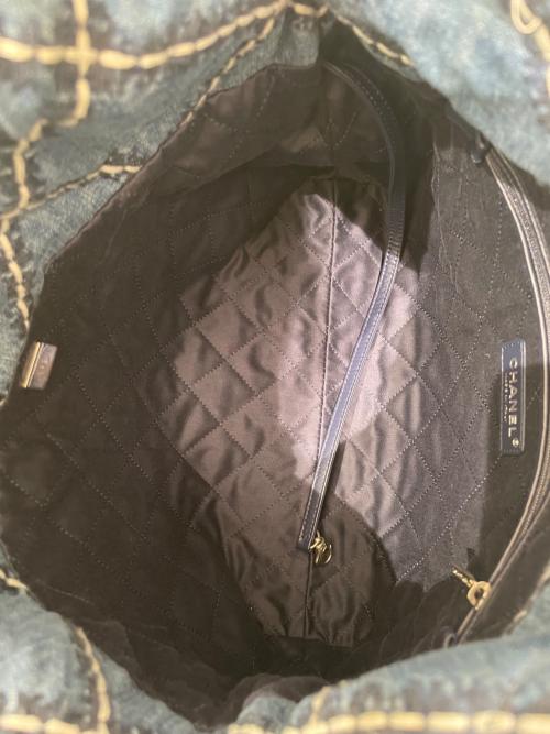 CHANEL（シャネル）CHANEL (シャネル) CHANEL 22 デニム ハンドバッグ インディゴの古着・服飾アイテム