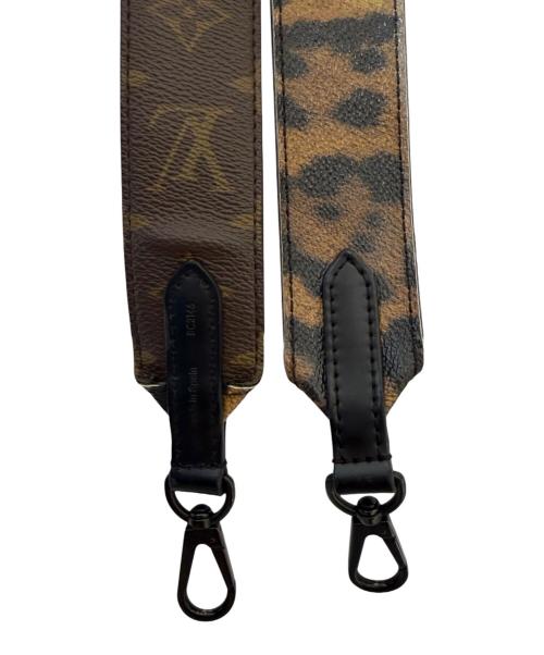 LOUIS VUITTON（ルイ ヴィトン）LOUIS VUITTON (ルイ ヴィトン) レオパード モノグラムショルダーストラップ ブラウンの古着・服飾アイテム