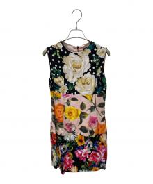 DOLCE & GABBANA（ドルチェ＆ガッバーナ）の古着「花柄ノースリーブワンピース」｜マルチカラー