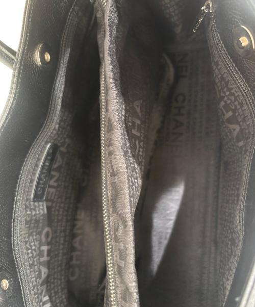 CHANEL（シャネル）CHANEL (シャネル) 2.55 エグゼクティブトートバッグ ブラックの古着・服飾アイテム