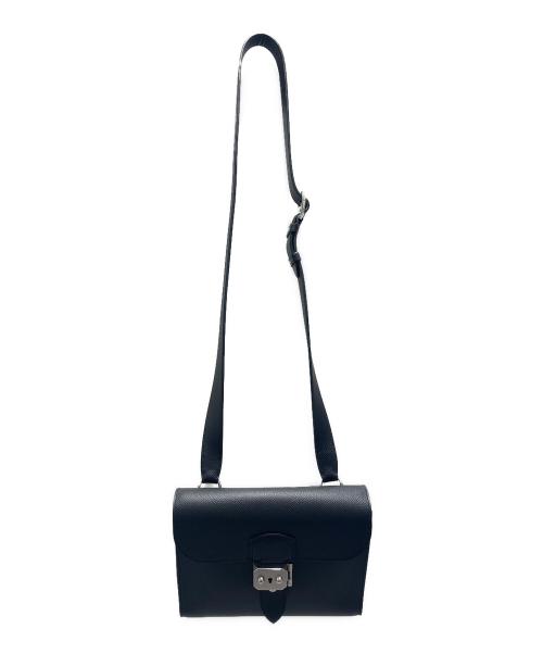 HERMES（エルメス）HERMES (エルメス) サックアデペッシュ21/ヴォーエプソン/W刻印/シルバー金具 ノワールの古着・服飾アイテム