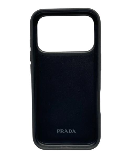 PRADA（プラダ）PRADA (プラダ) サフィアーノレザー iPhone 17 Pro用ケース サイズ: iPhone 17 Pro 未使用品の古着・服飾アイテム