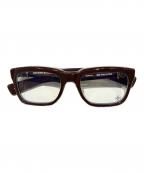 CHROME HEARTSクロムハーツ）の古着「SEE YOU IN TEA BS Flare Sunglasses/SEE YOU IN TEA BSフレア 伊達眼鏡」｜ブラウン
